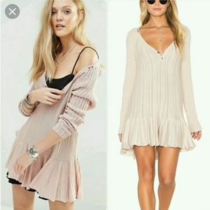 Free people sweater dress tunic xs